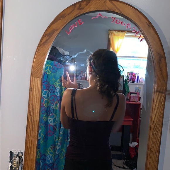 Aeropostale maroon tank top - Picture 7 of 8